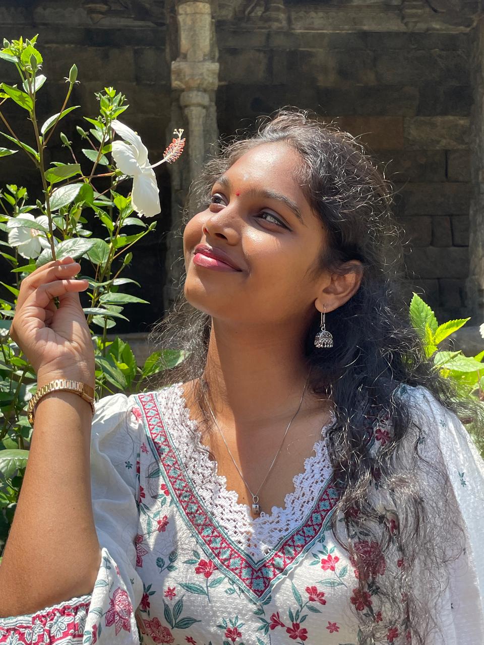 Chennai Cute White Dress